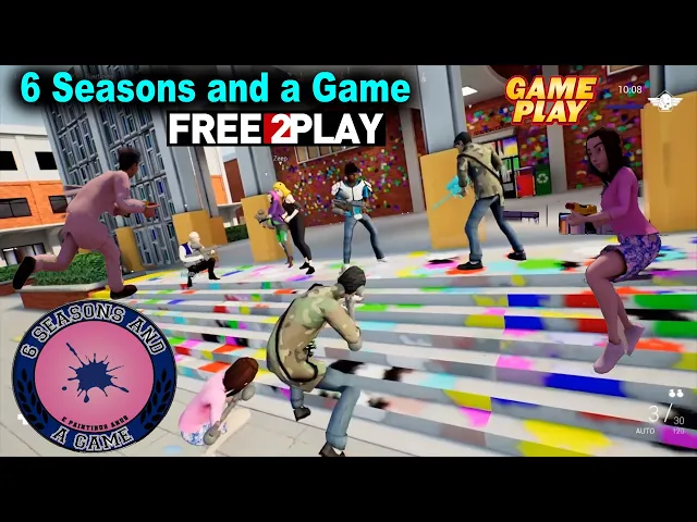 6 Seasons and a Game  ★ Gameplay ★ PC Steam [ Free to Play ] paintball online Shooter Game 2021