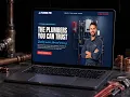 Best Carrd Template for Plumbers Local Business Plumbing Site no Coding