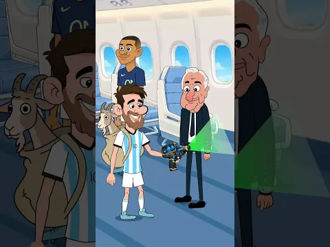 Who stole Messi's football #animation