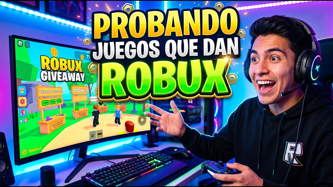 Probé este juego que da robux! 🤑