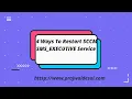 4 Ways to Restart SCCM SMS EXECUTIVE Service
