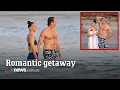 Hugh Jackman and Sutton Foster hit the beach in Costa Rica
