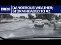 Los Angeles flooding Sierra Nevada snow Major storm system moves toward Arizona FOX 10 Phoenix