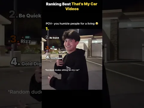Ranking Best That's My Car Videos
