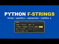 Python f-strings Explained Python Tutorial for Beginners