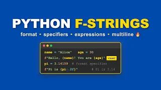 Python f-strings Explained Python Tutorial for Beginners