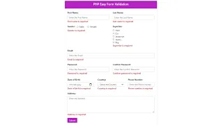 PHP Easy Form Validation Part - 3