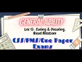 General Ability Series Lecture 13 Coding Decoding Blood Relations Paper