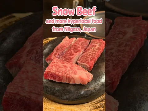 Snow-Aged Wagyu Beef?!