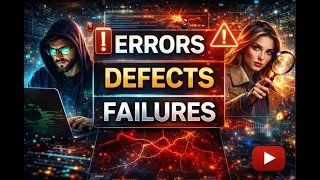 Error vs Defect vs Failure Explained in 13 Minutes ISTQB Interview