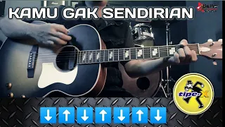 Download Tipe X - kamu gak sendirian chord gitar tutorial mudah MP3