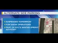 Alternate Side Parking suspended Tuesday in NYC