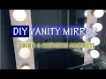 DIY VANITY MIRROR USING A MEDICINE CABINET