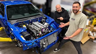Engine FINALLY in my R34 GTR - LOOKS INCREDIBLE