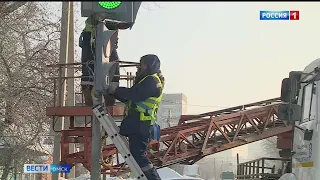 В Омске демонтировали последний ламповый светофор