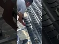 Download Lagu black patterned roof tile installation proces #shorts