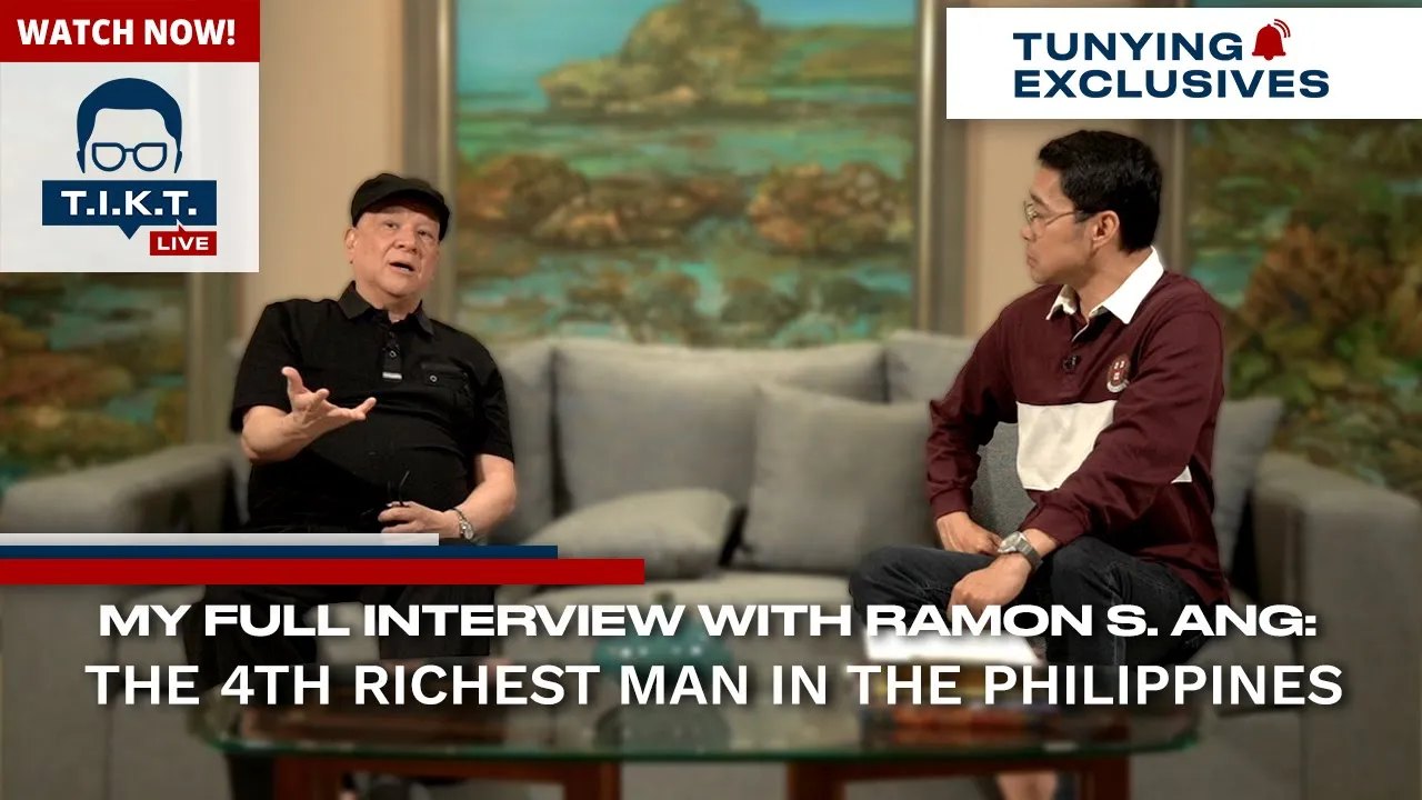 Outline Video My Full Interview with Ramon S. Ang: the 4th Richest Man in the Philippines
