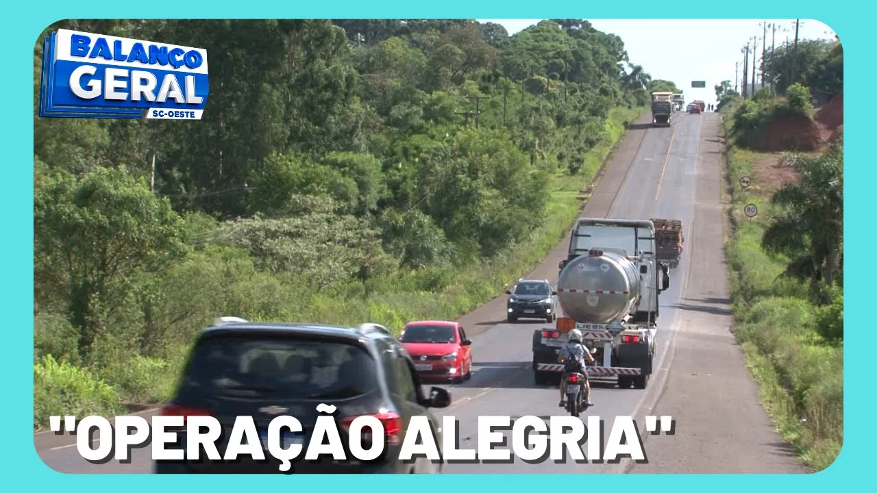 "Operação Alegria" da PMRV inicia hoje às 18h nas rodovias estaduais de SC