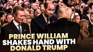 Prince William, Donald Trump meet at Notre-Dame Cathedral Ceremony | United States | Paris | France