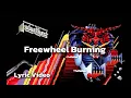 JUDAS PRIEST -Freewheel Burning (Lyric Video)