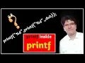 printf inside printf printf nesting