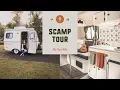 CAMPER TOUR - Renovated Scamp 13 ready for Camper Life