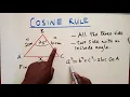 Trigonometry rule and area