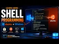 Learn Shell Programming in Windows Using Ubuntu WSL Shell Scripting Tutorial