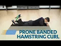 Prone Banded Hamstring Curl