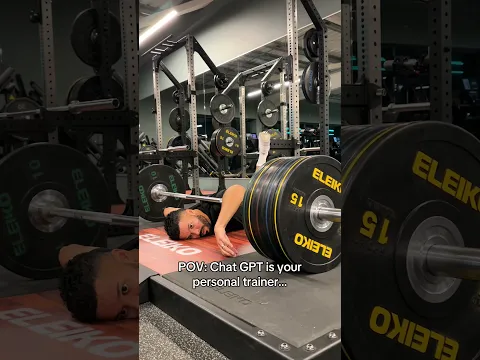 POV: CHAT GPT IS YOUR PERSONAL TRAINER 😅