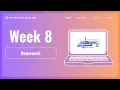 Python 1 Week 8 Homework Solution