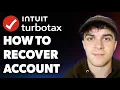 How to Recover Turbotax Account Account Recovery Turbotax Full 2025 Guide
