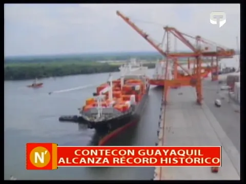 Contecon Guayaquil alcanza récord histórico