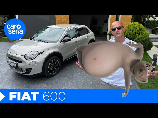 Fiat 600 hybrid, czyli z kamerą wśród zwierząt! (TEST PL/ENG 4K) | CaroSeria