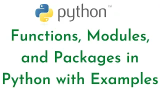 Functions Modules and Packages in Python with Examples Python for DevOps Python Tutorial