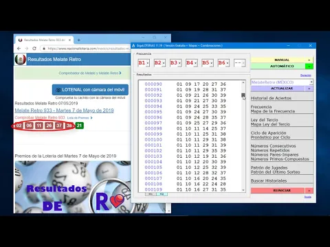 Download MP3 Ganar Lotería MELATE RETRO Eligiendo Números Ganadores con Método de Combinaciones (Sorteo 933)