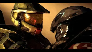 master chief vs noble 6 animation