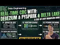 Build a PySpark CDC Pipeline with Debezium Kafka Step-by-Step