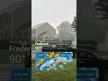 Check out this storm in Frederick Maryland