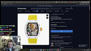 xQc and Ron shop for luxury purses and watches