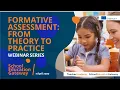 Formative assessment from theory to practice - Webinar