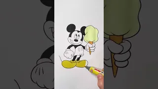 Mickey Mouse coloring page
