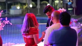 كواليس فيلم اسود ملون  عصام صاصا  اسود ملون  رنا رئيس دندنها