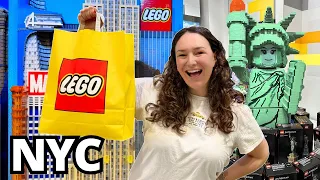 Shopping At Every LEGO Store in NYC!
