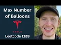 Maximum Number of Balloons - Leetcode 1189