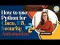 Introduction to Python for Cisco Networking F5 Security Professionals Tutorial for Beginners