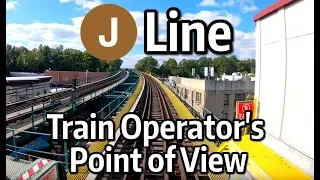 NYC Subway Front Window View - The J Line to Broad Street