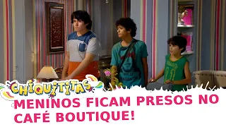 Meninos não resistem aos doces do Café Boutique | Chiquititas