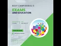 2023 Virtual Boot Camp Module 6 Exams and Education