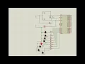 Generate a LED pattern with one LED on each time delay 1 sec in a circular manner Proteus Keil